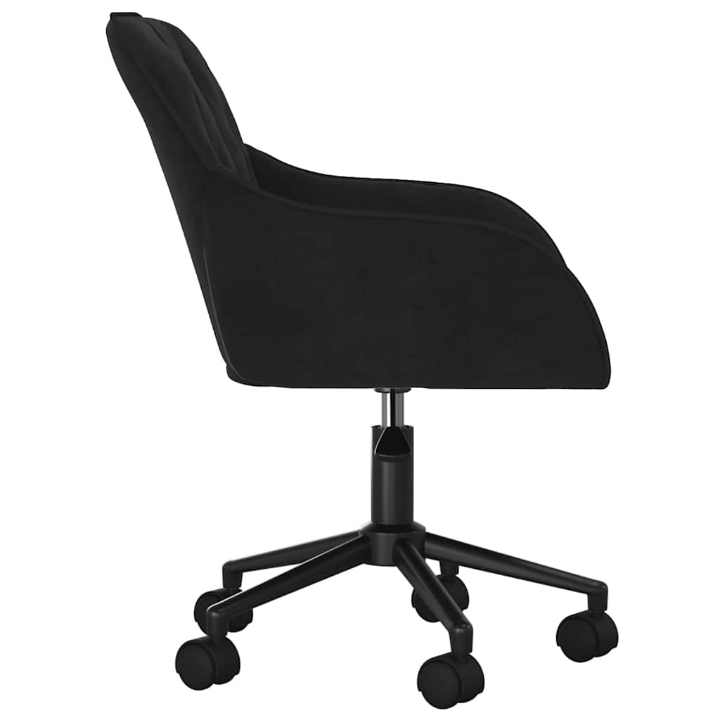 Bürostuhl Drehbar Dunkelgrün Samt