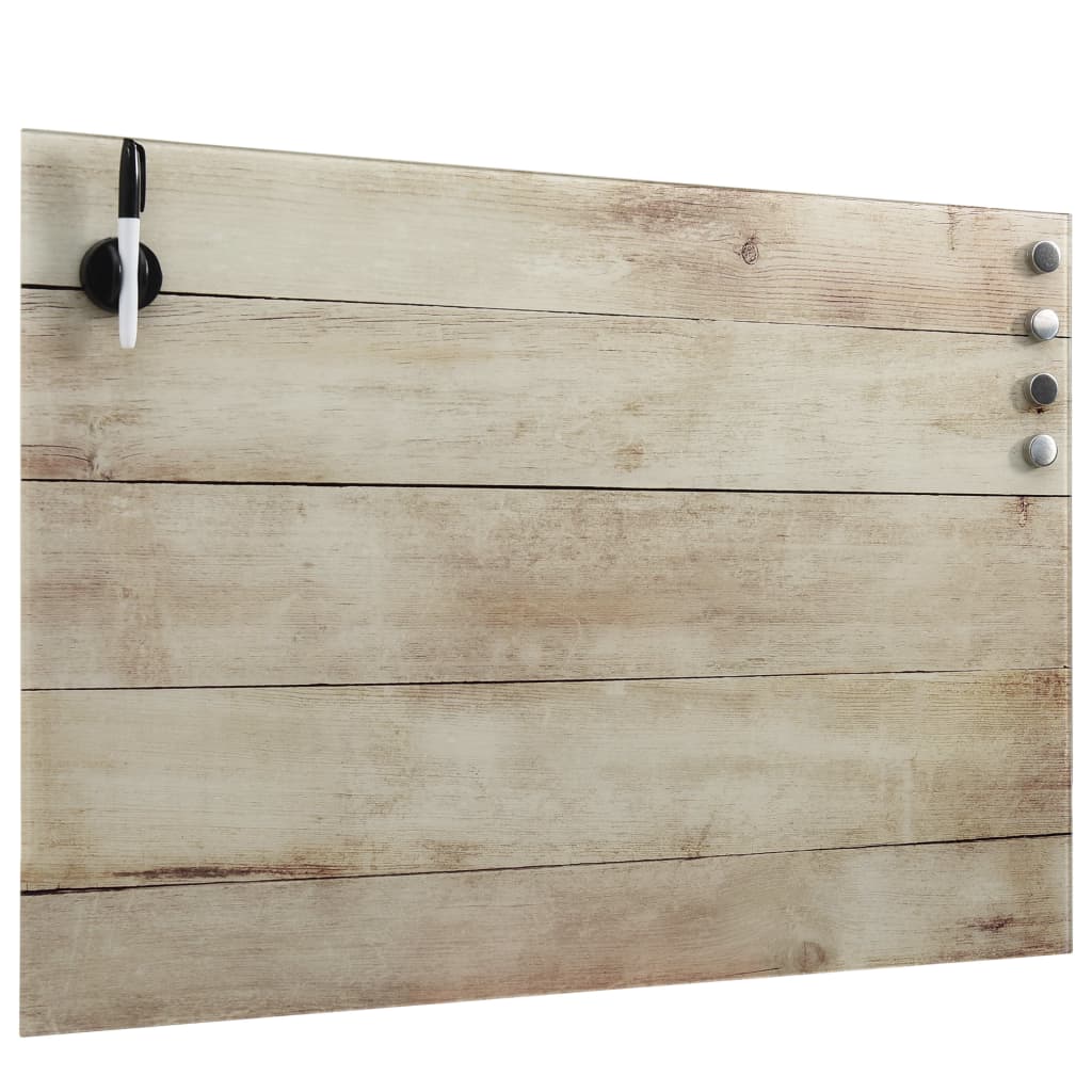 Magnettafel Wandmontage Glas 50x50 cm