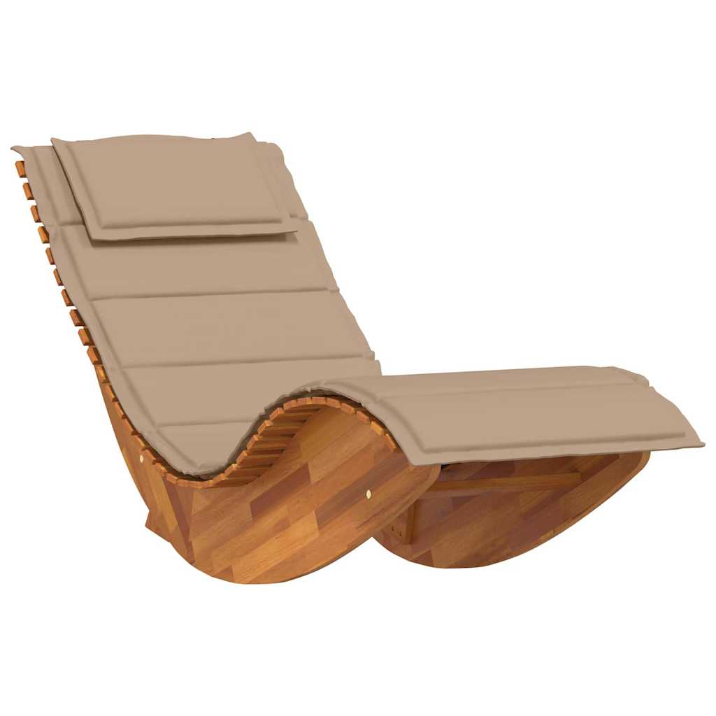 Schaukelstühle Sonnenliegen 2 Stk. Akazienholz