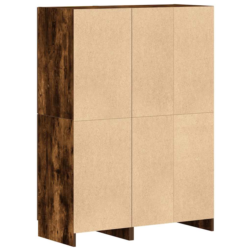 2-tlg. Küchenschrank-Set Weiß Holzwerkstoff