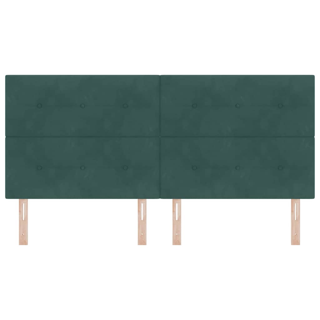 Kopfteil Hellgrau 80 cm Samt