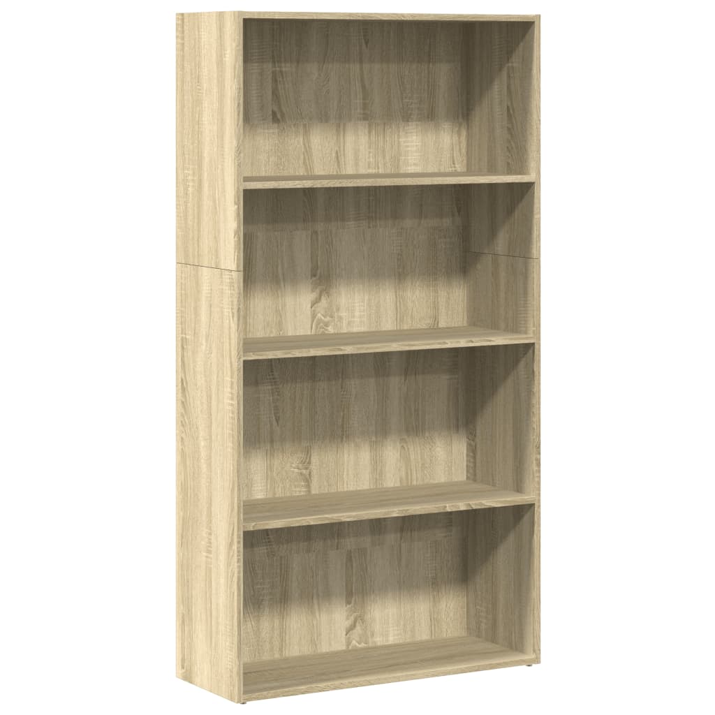 Bücherregal Weiß 80x30x189 cm Holzwerkstoff