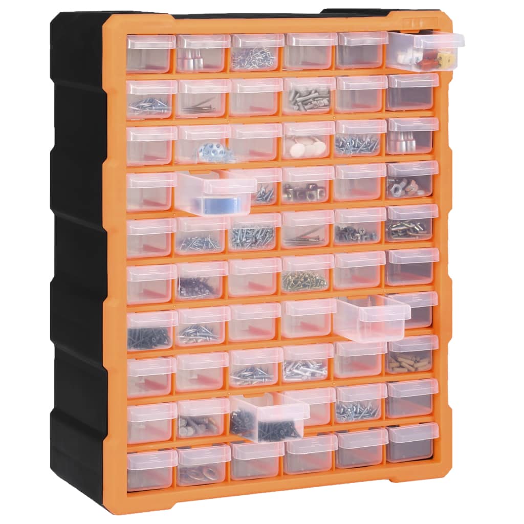 Multi-Schubladen-Organizer mit 64 Schubladen 52x16x37,5 cm