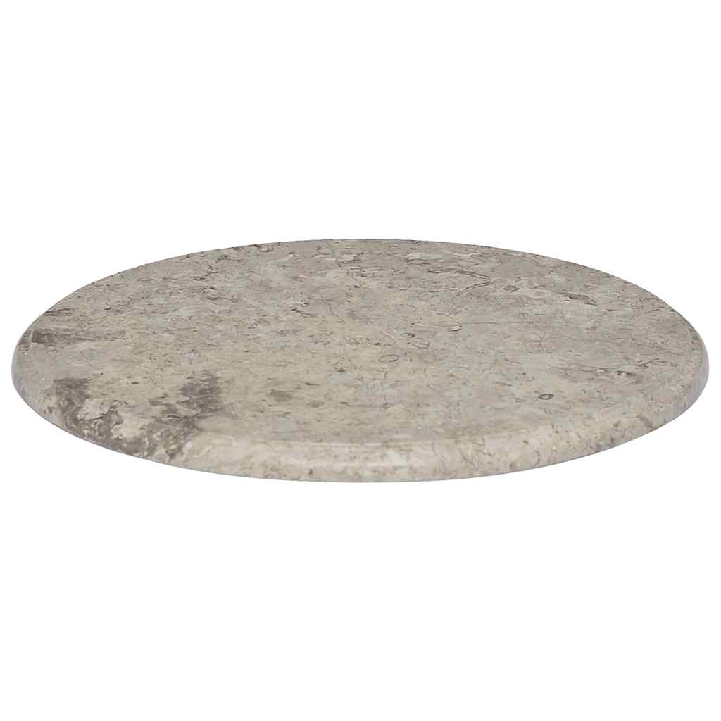 Tischplatte Creme Ø40x2,5 cm Marmor
