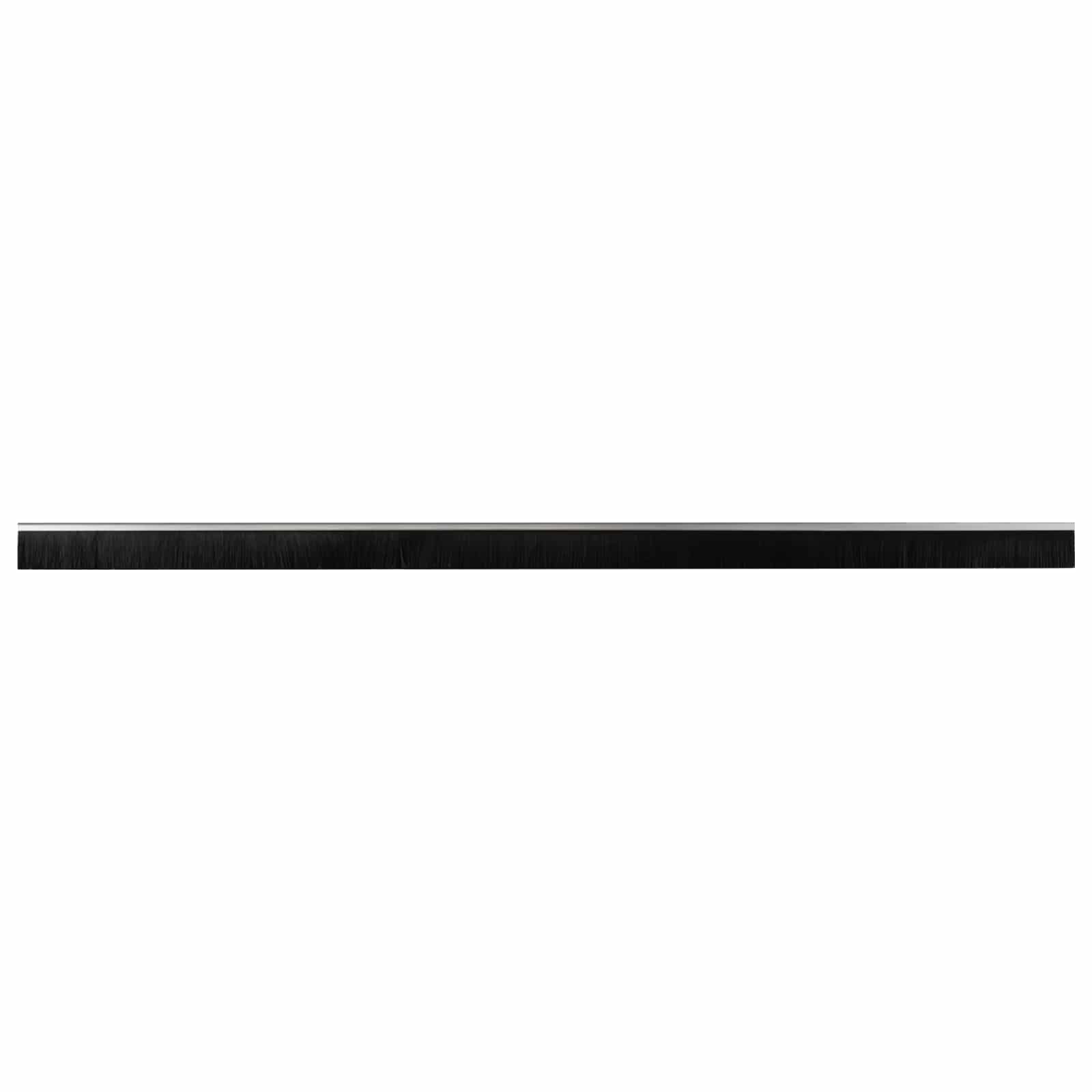 Selbstklebende Türbürstendichtungen 2 pcs Braun 100 cm