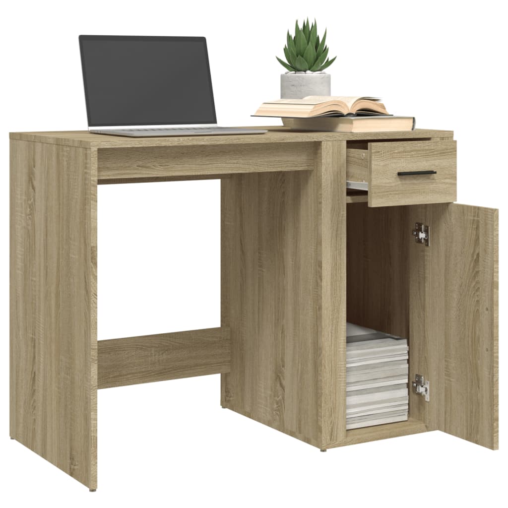 Schreibtisch Weiß 100x49x75 cm Holzwerkstoff