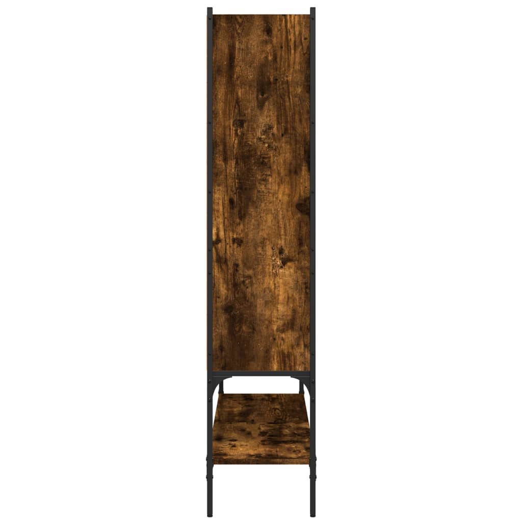 Bücherregal Schwarz 102x30x141,5 cm Holzwerkstoff
