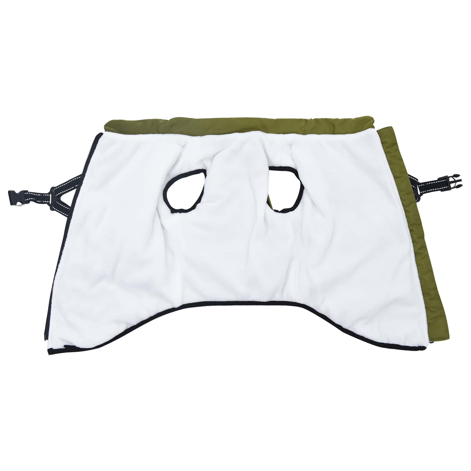 Hundemantel Rot L24 Fleece und Polyester