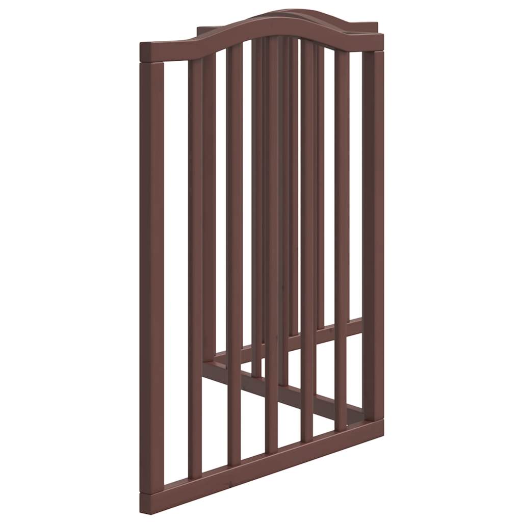 3-tlg. Hundetor Faltbar 150 cm Pappelholz