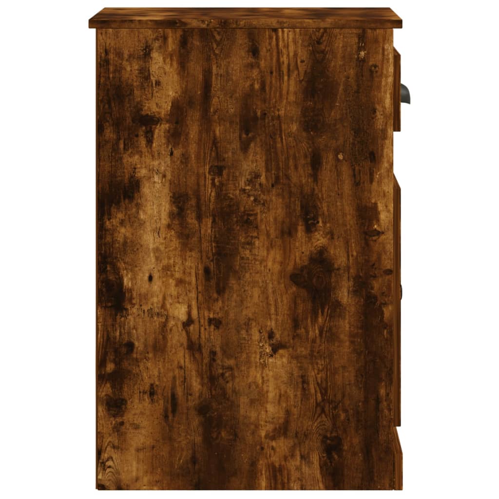 Beistellschrank mit Schublade Weiß 40x50x75 cm Holzwerkstoff