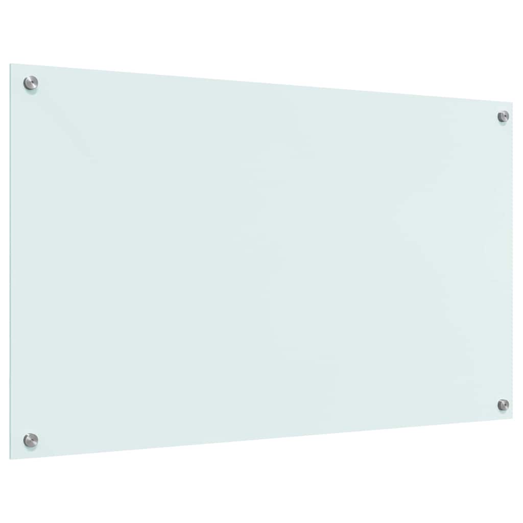 Küchenrückwand 2 pcs Weiß 70 x 40 cm Gehärtetes Glas