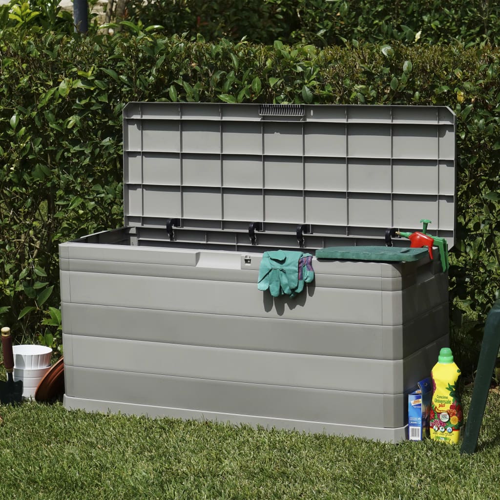 Gartenbox Schwarz 117×45×56 cm
