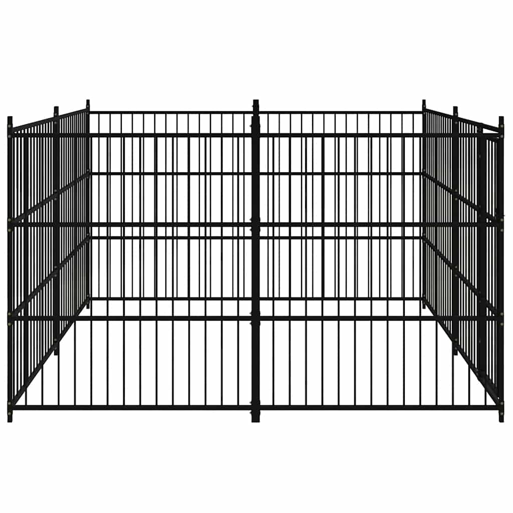 Outdoor-Hundezwinger mit Überdachung 300x300x210 cm