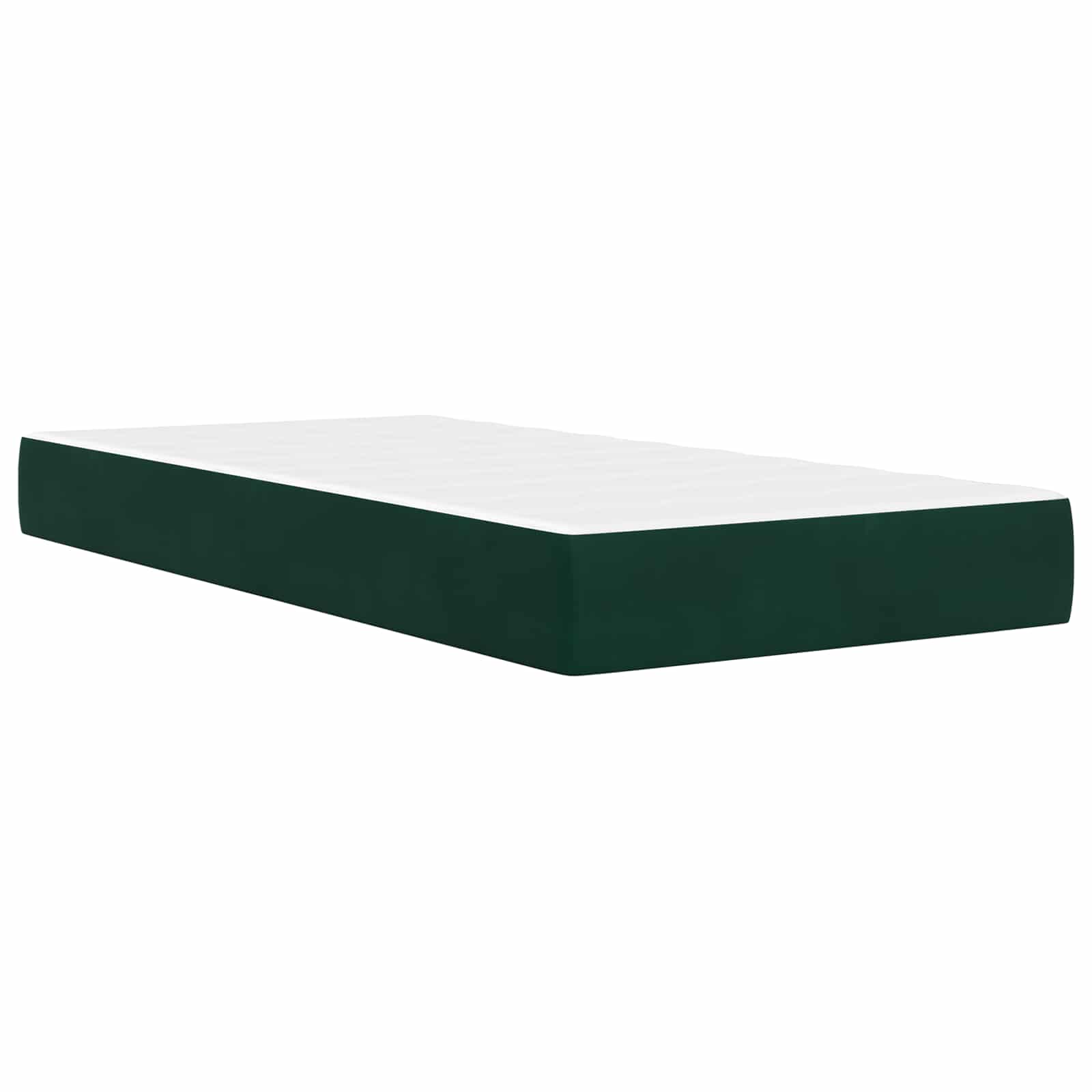 Bettgestell mit Matratze mit Kopfteil Hellgrau 80 x 200 cm Samt