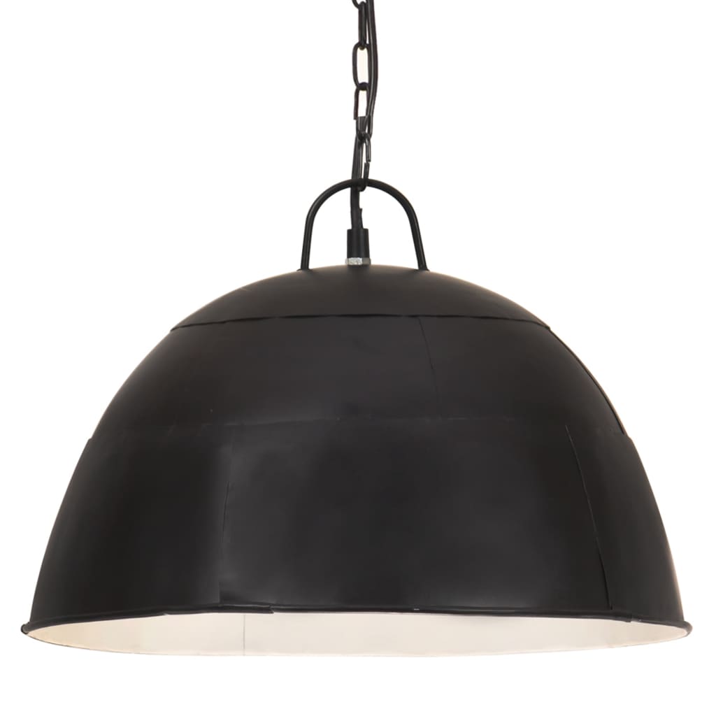 Hängelampe Vintage Industriestil 25 W Silbern Rund 31 cm E27