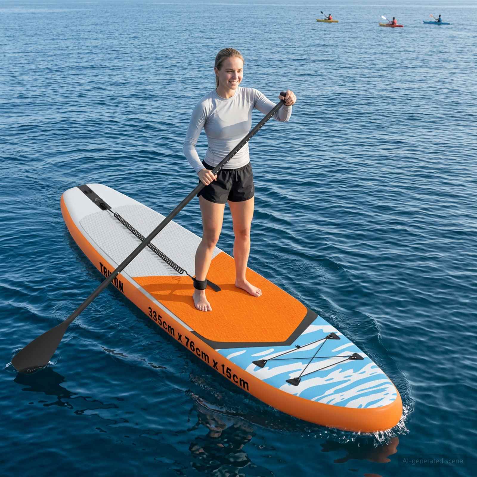 Aufblasbares Stand Up Paddle Board HYDROS 305 x 76 x 15 cm für