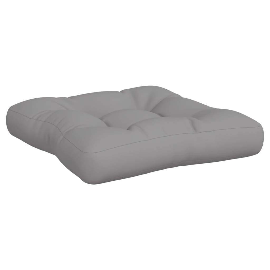 Palettenkissen 3-tlg. Taupe Stoff