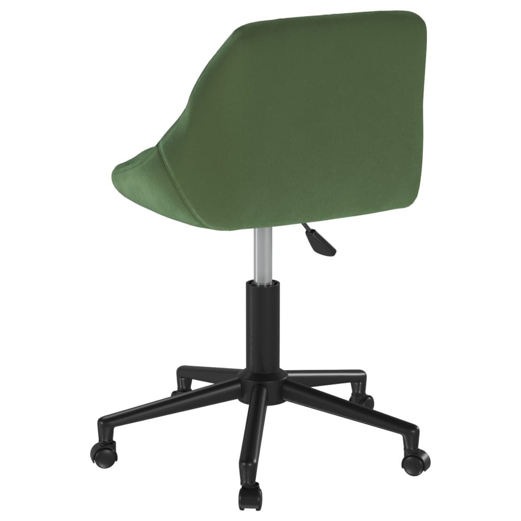 Bürostuhl Drehbar Creme Samt