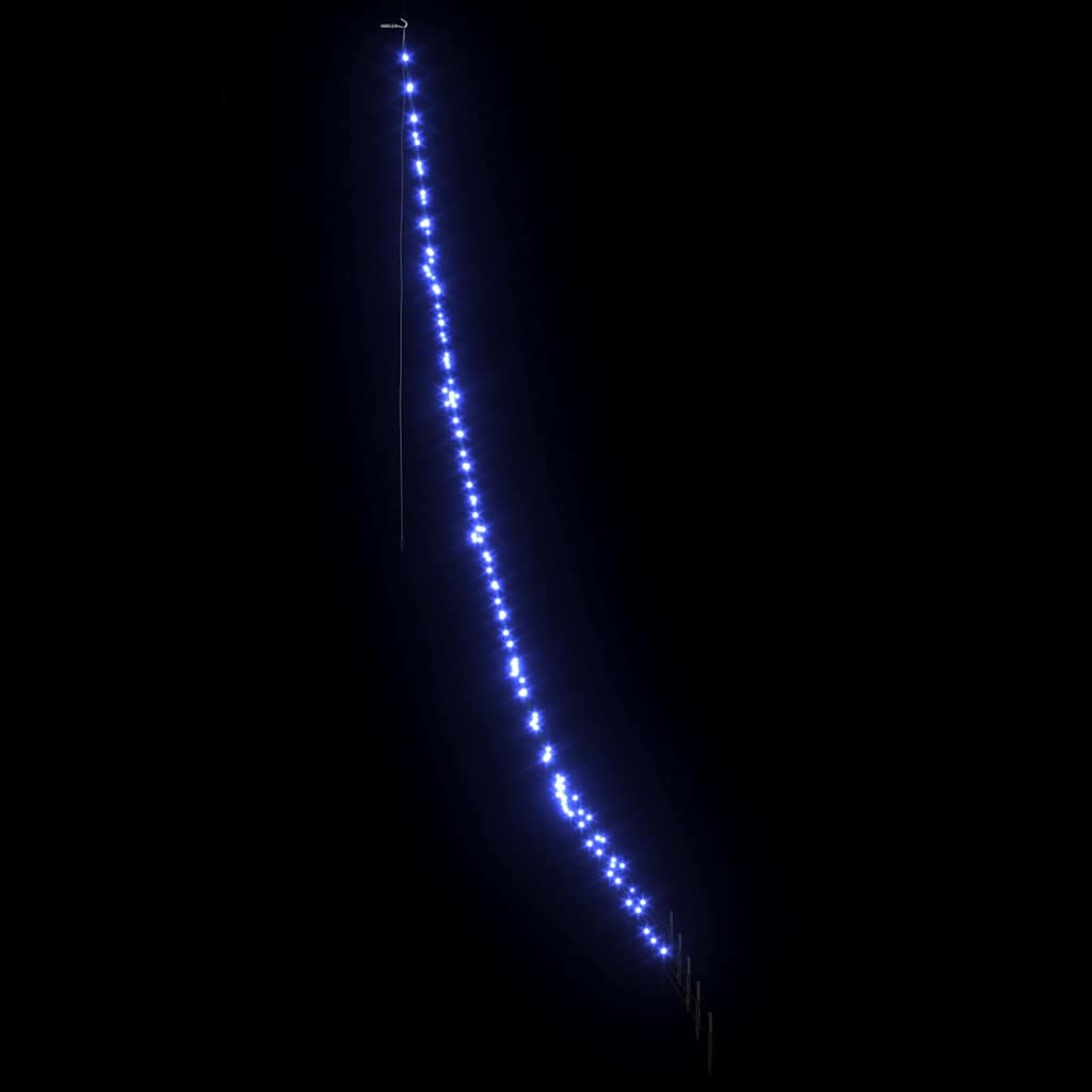 LED Weihnachtsbaum mit Erdspießen Warmes Weiß 182 cm Metall