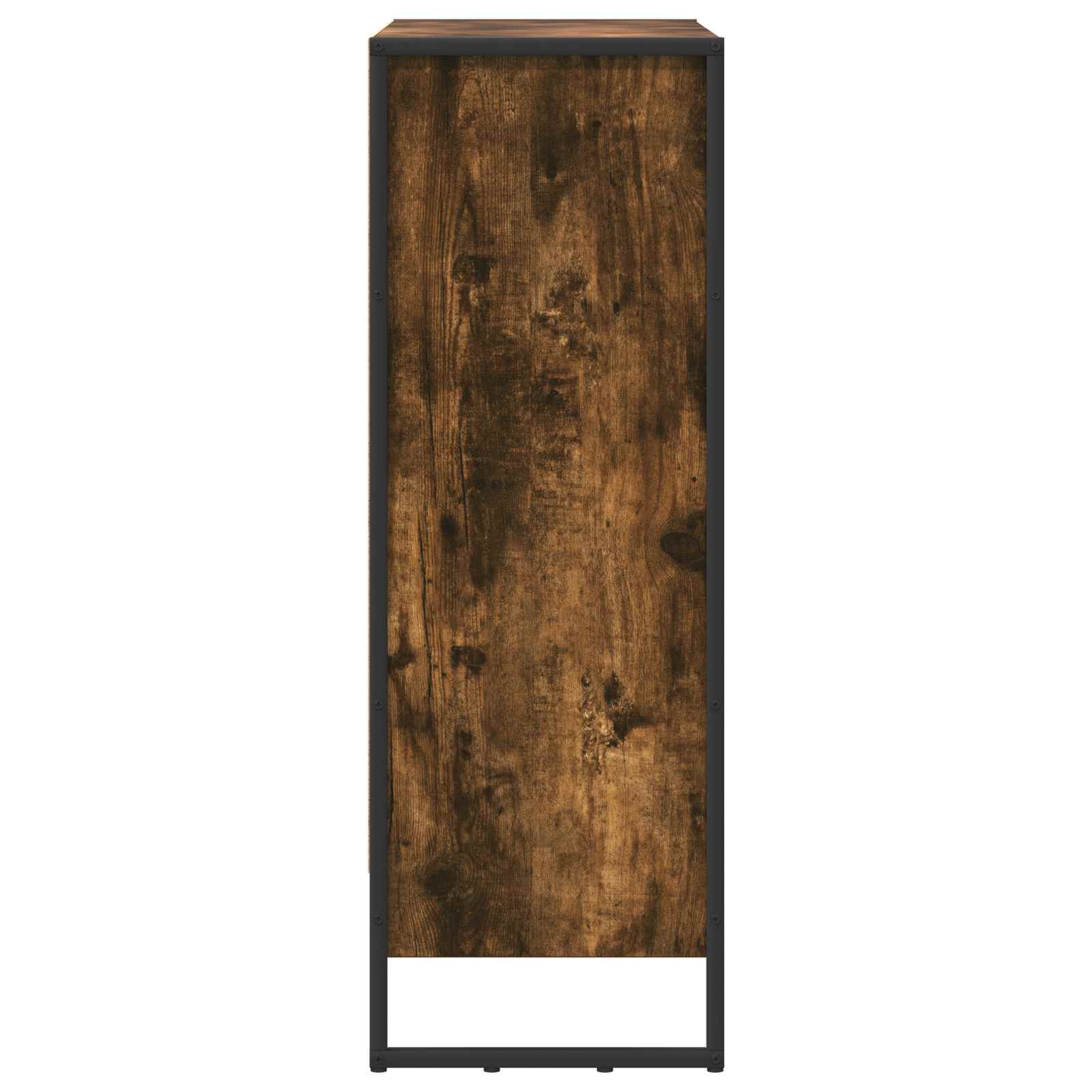 Bücherregal 2 pcs Schwarz Eichen-Optik 60 x 30 x 189,5 cm