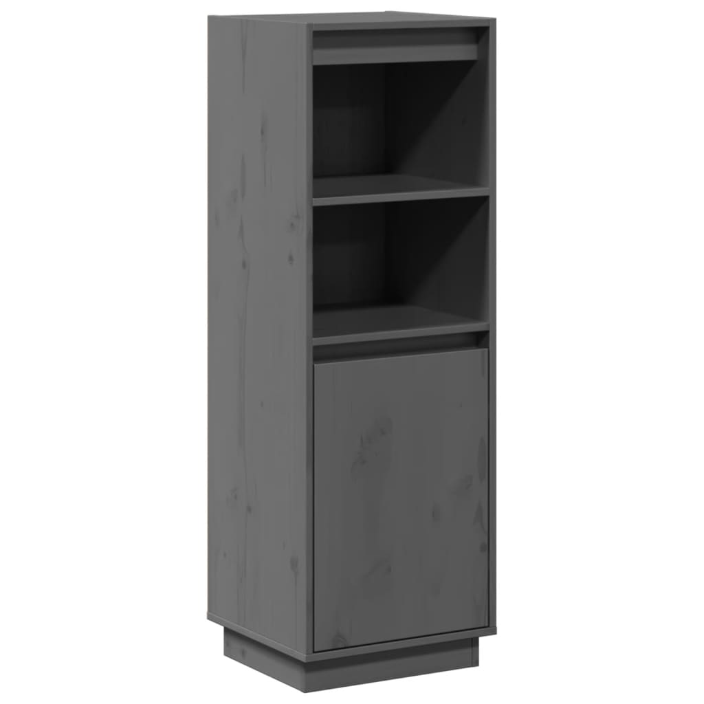 Highboard 37x34x110 cm Massivholz Kiefer