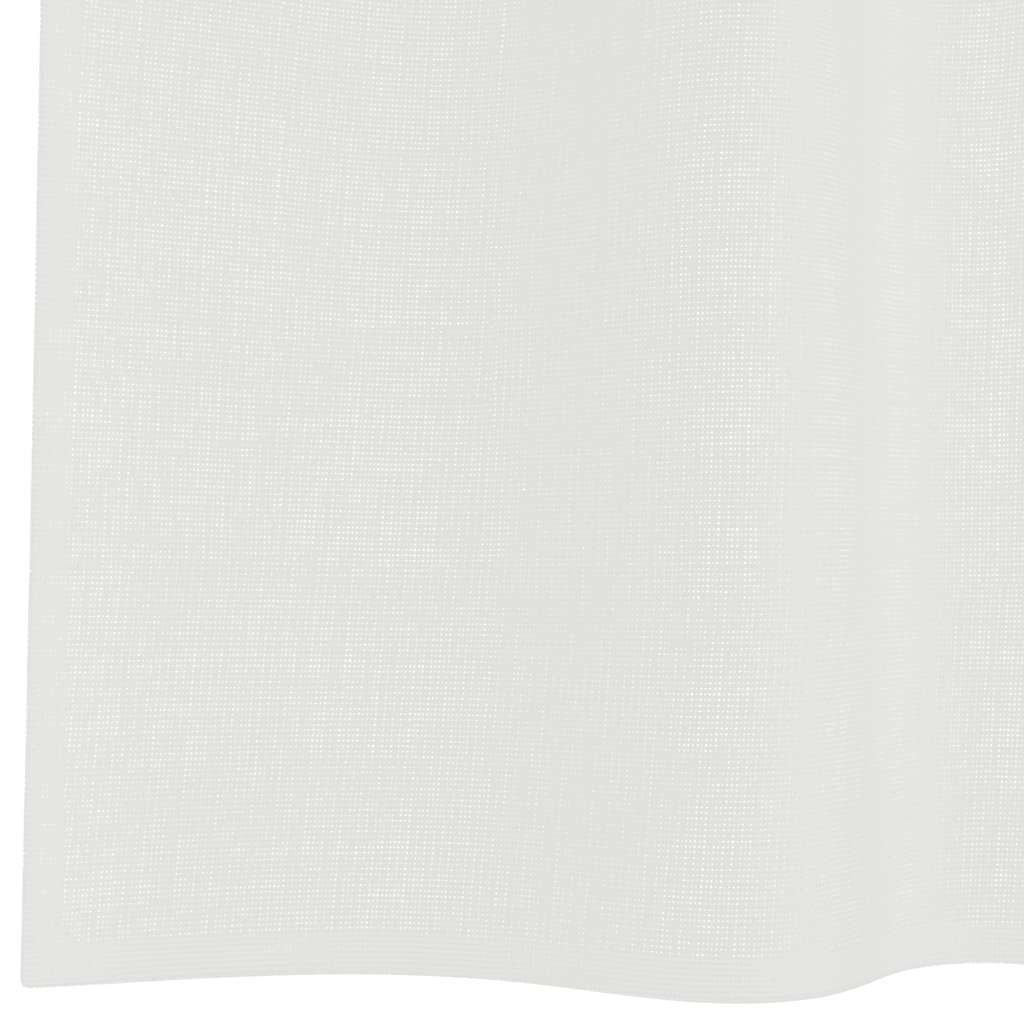 Voile Vorhänge mit Ösen 2 Stk. Apfelgrün 140x140 cm