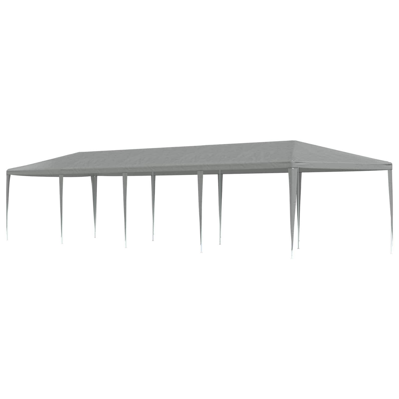 Partyzelt 400 x 300 x 255 cm Rot PE und Stahl