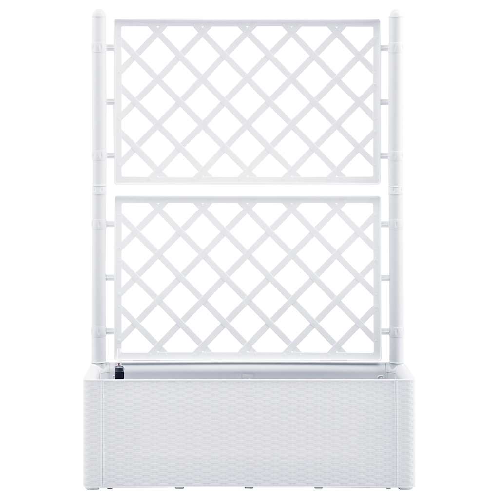 Garten-Hochbeet mit Spalier und Selbstbewässerungssystem Mokka