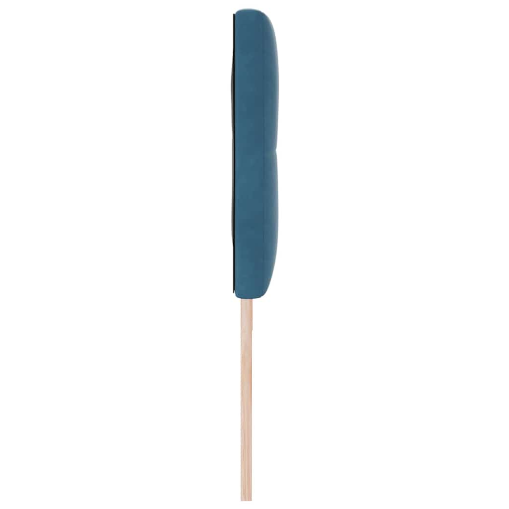 Kopfteil Hellgrau 80 cm Samt