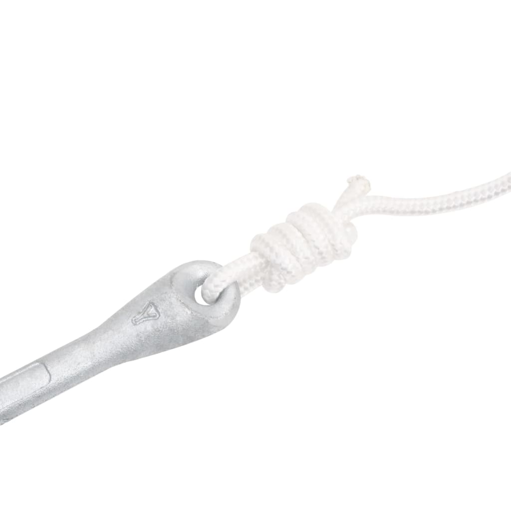 Klappanker Silber 0,7 kg Feuerverzinktes Gusseisen