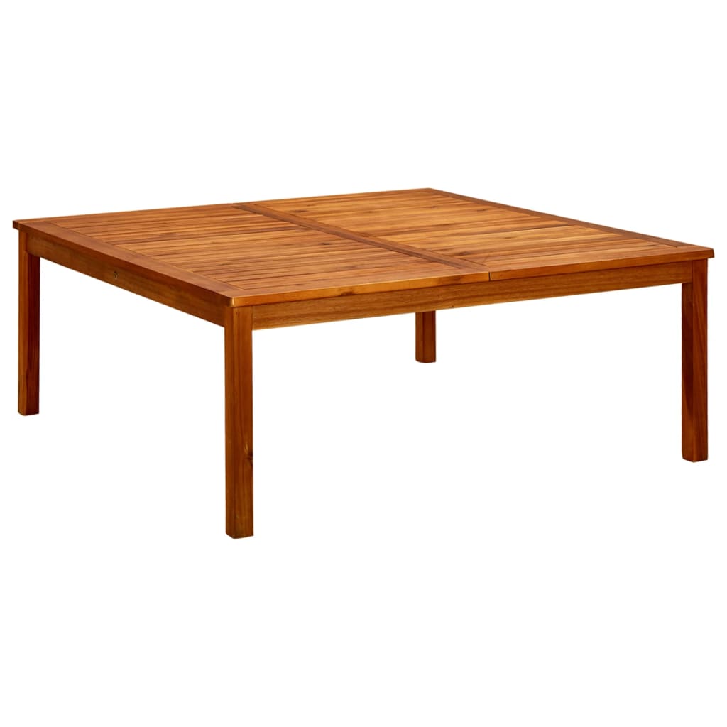 Couchtisch Helles Akazienholz 45 x 45 x 36 cm Massivholz Akazie