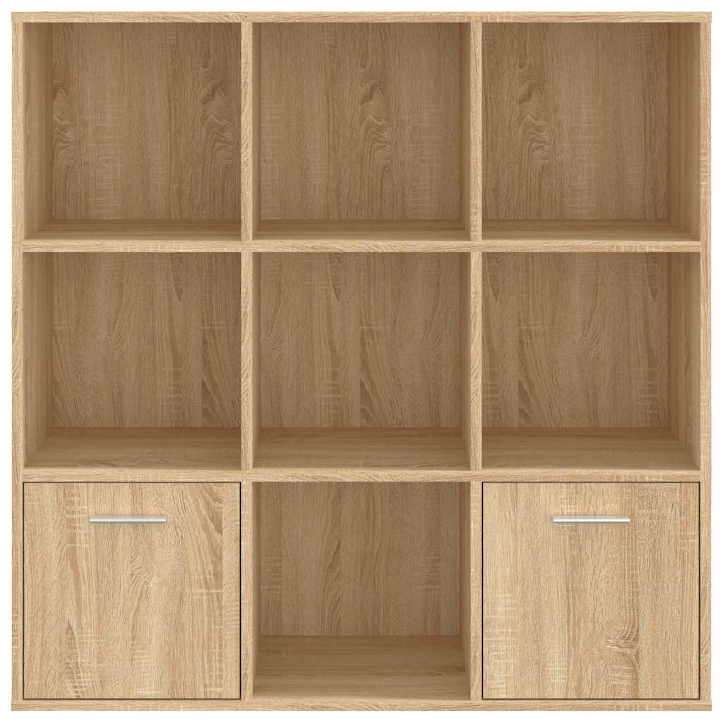 Bücherregal Weiß 98x30x98 cm Holzwerkstoff