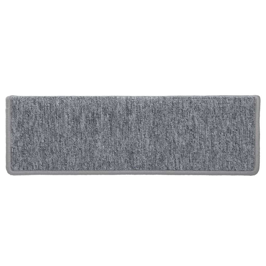 Stufenmatten 15 Stk. 65x21x4 cm Anthrazit Rechteckiger Rand