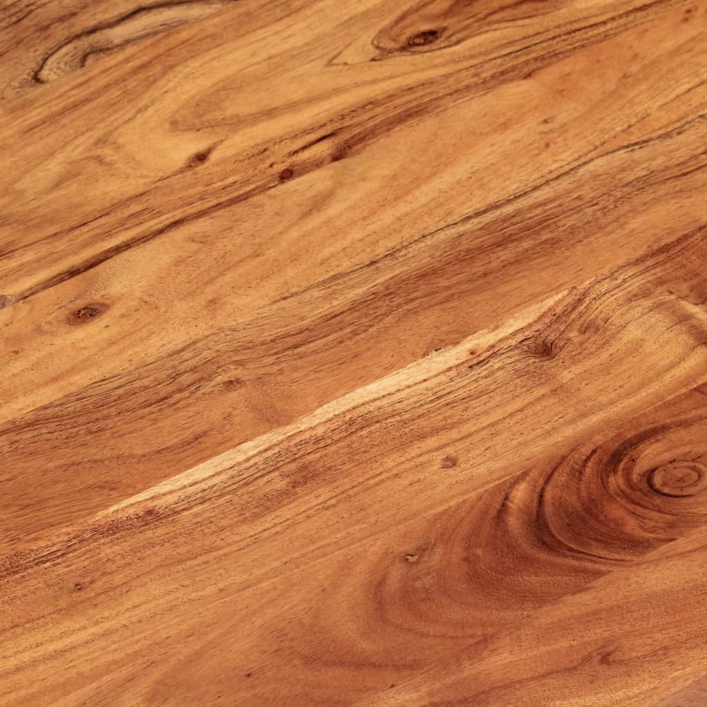 Tischplatte 110x40x2,5 cm Oval Massivholz Mango