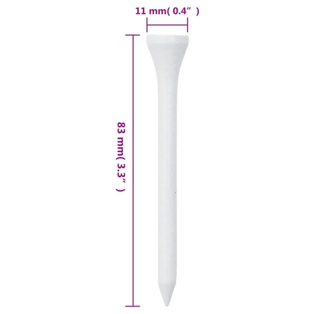 Golf-Tees 1000 Stk. 83 mm Bambus