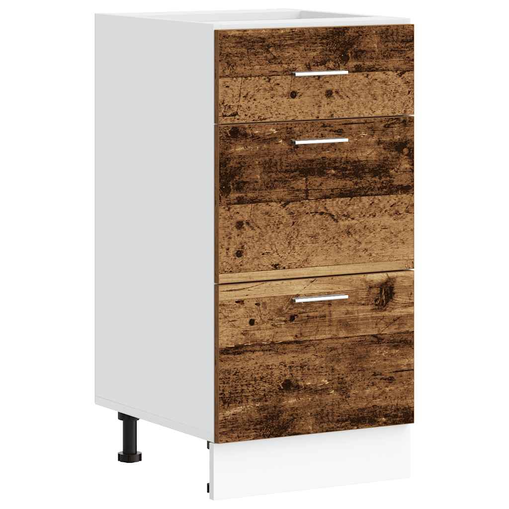 Unterschrank Lyon Weiß 60x46x81,5 cm Holzwerkstoff