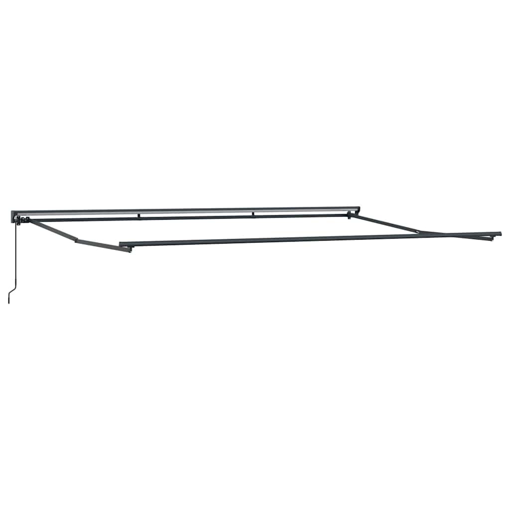 Markisenrahmen Verstellbar Weiß 2,5 x 2 m Stahl