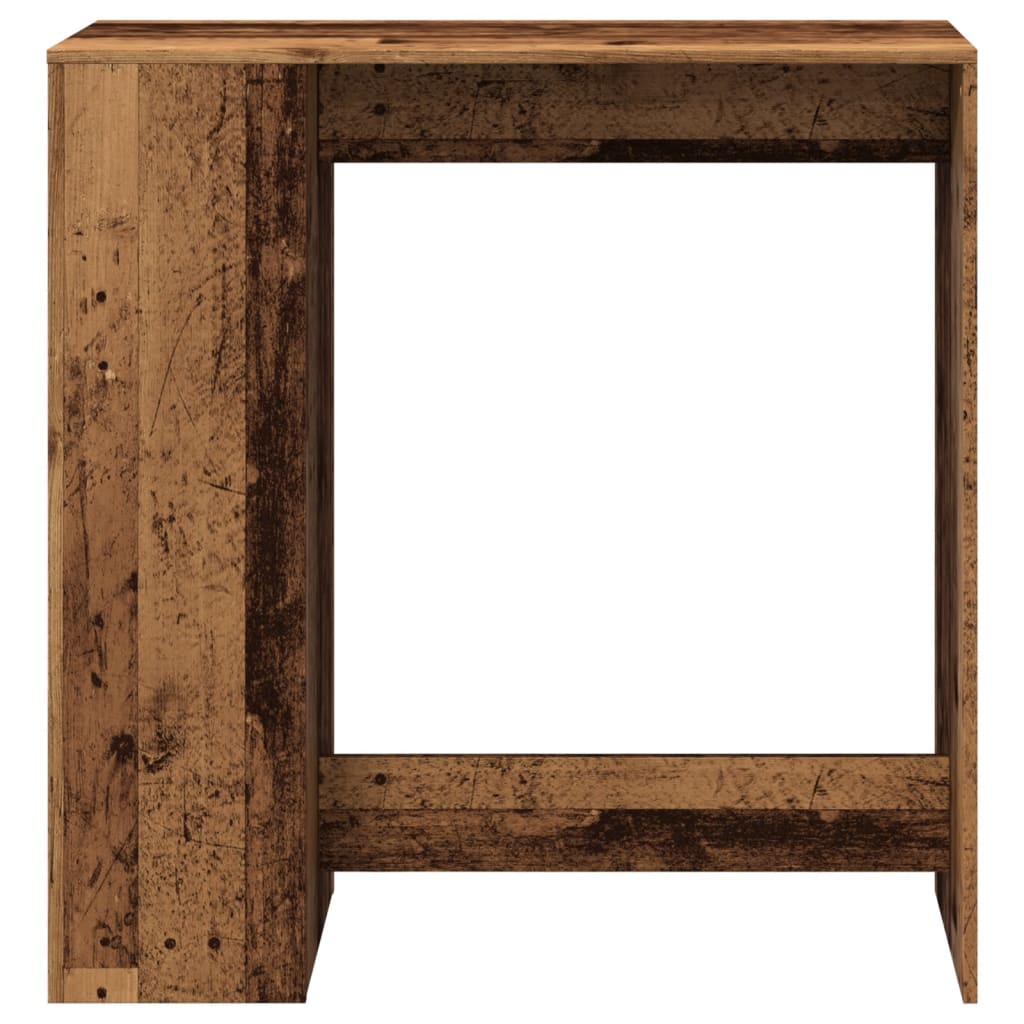 Bartisch Schwarz Eichen-Optik 101 x 40 x 103,5 cm Holzwerkstoff