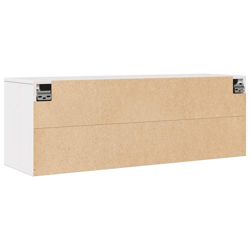 Wandschrank 100x30x35 cm Massivholz Kiefer