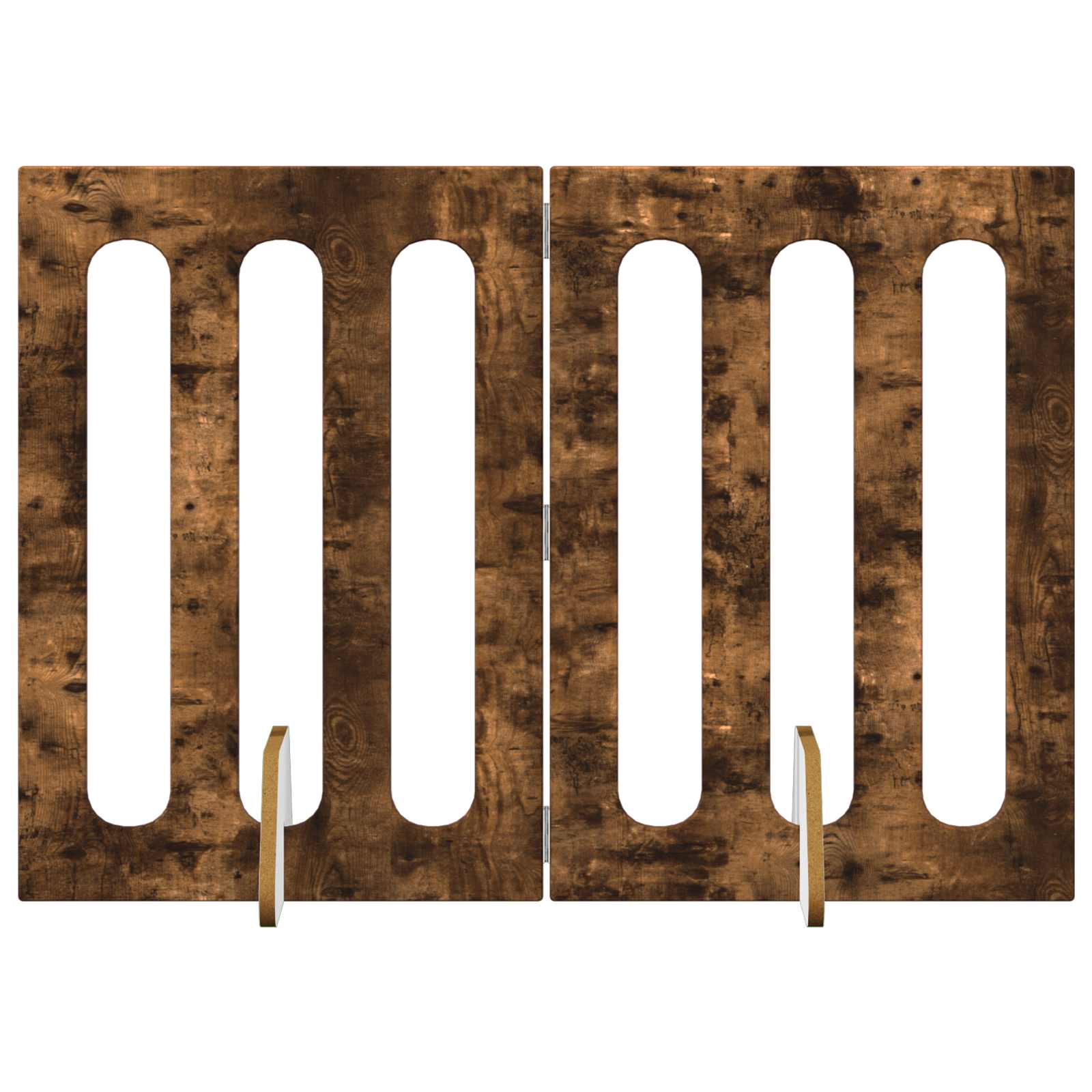Faltbarer Haustierzaun 2 pcs Weiß 100,5 x 38 x 70 cm