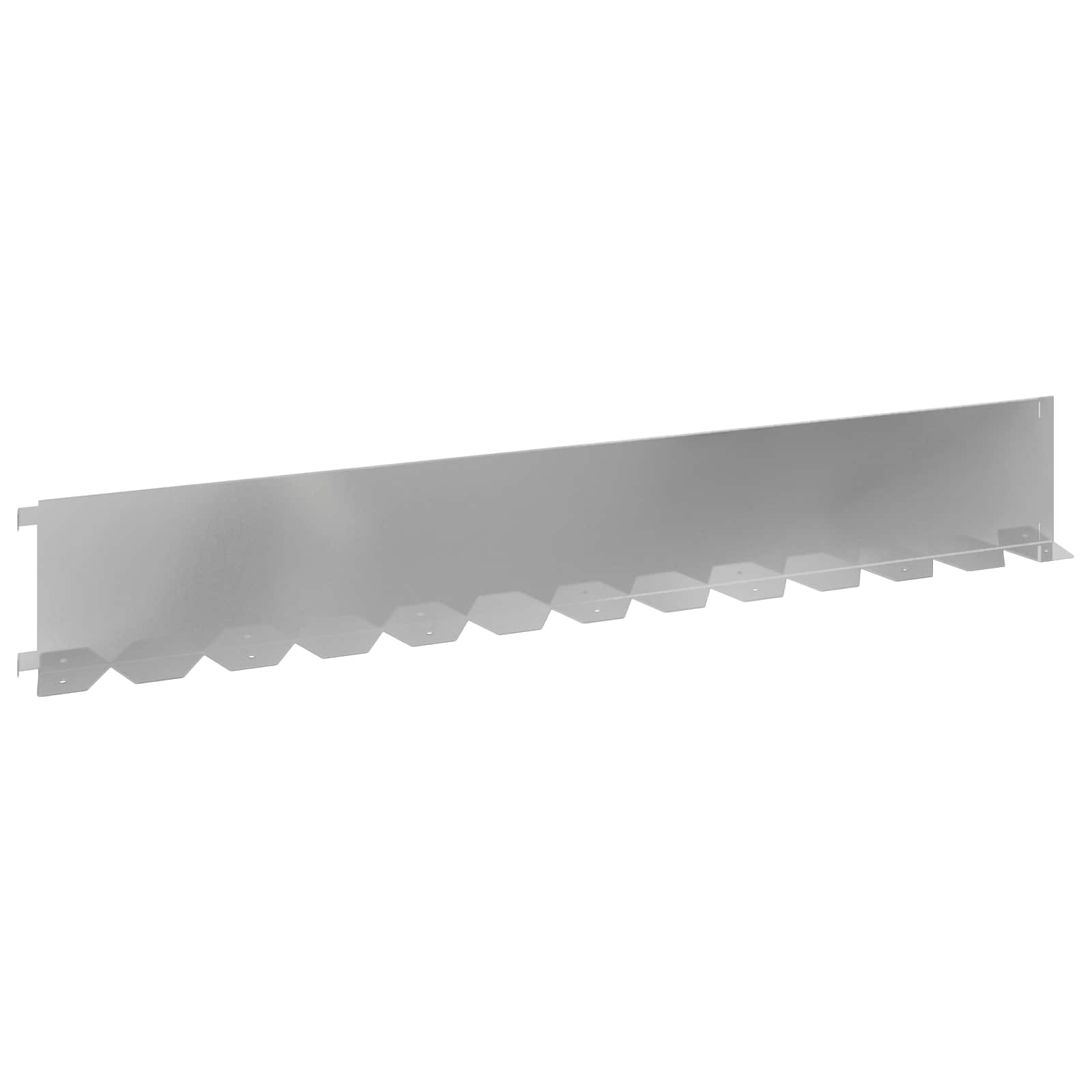 Raseneinfassung 10 pcs 102 x 4 x 4 cm Stahl Schwarz