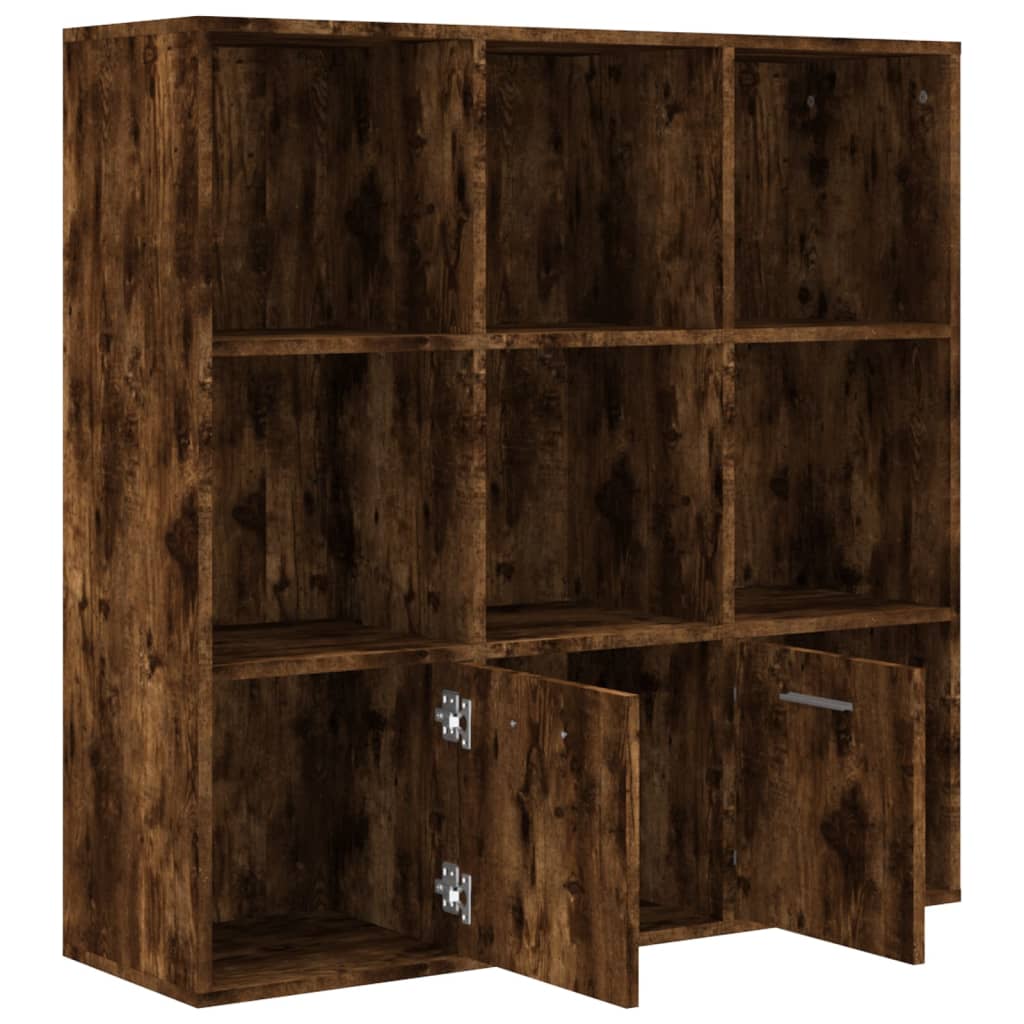 Bücherregal Weiß 98x30x98 cm Holzwerkstoff