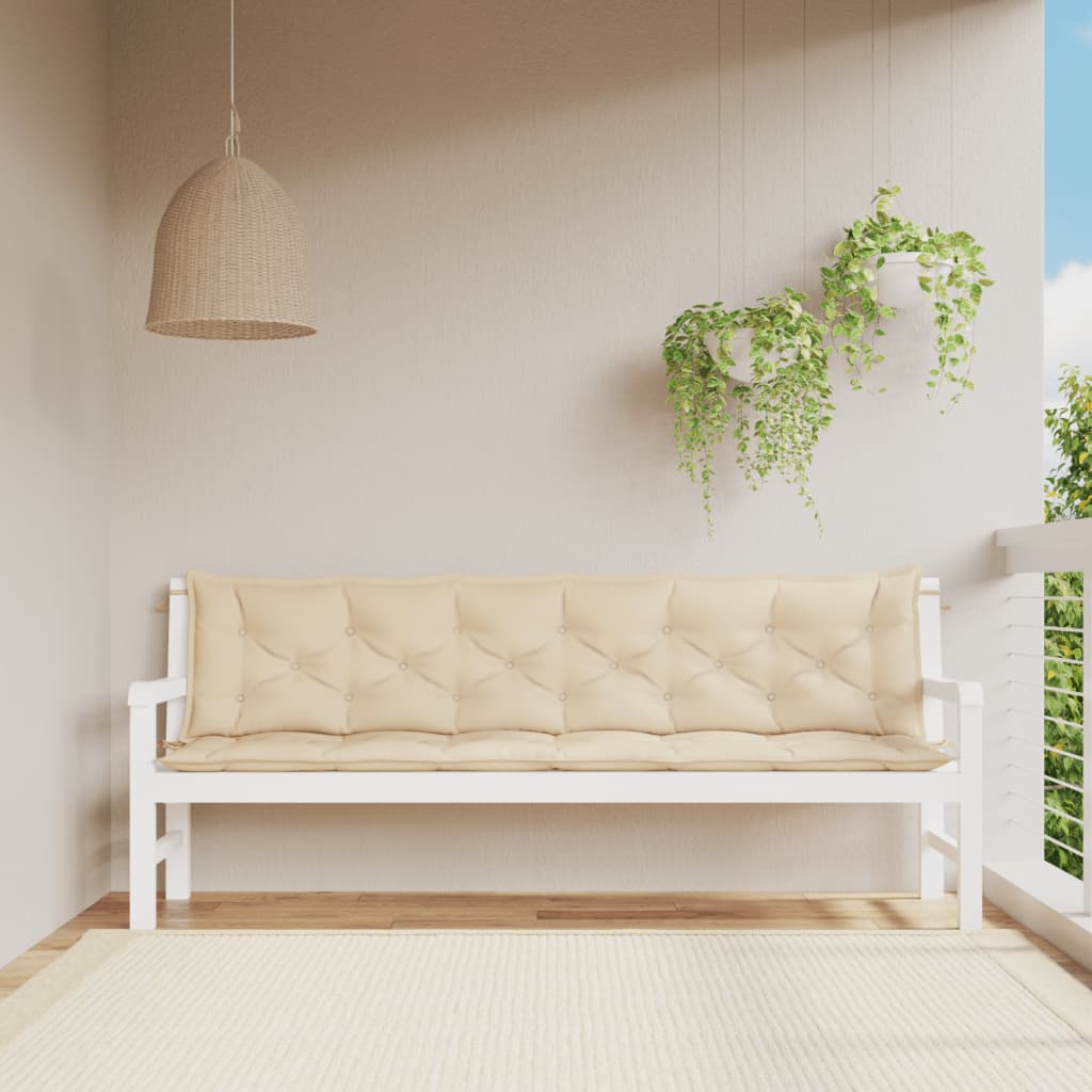 Gartenbank-Auflagen 2 Stk. Königsblau 100x50x7 cm Oxford-Gewebe