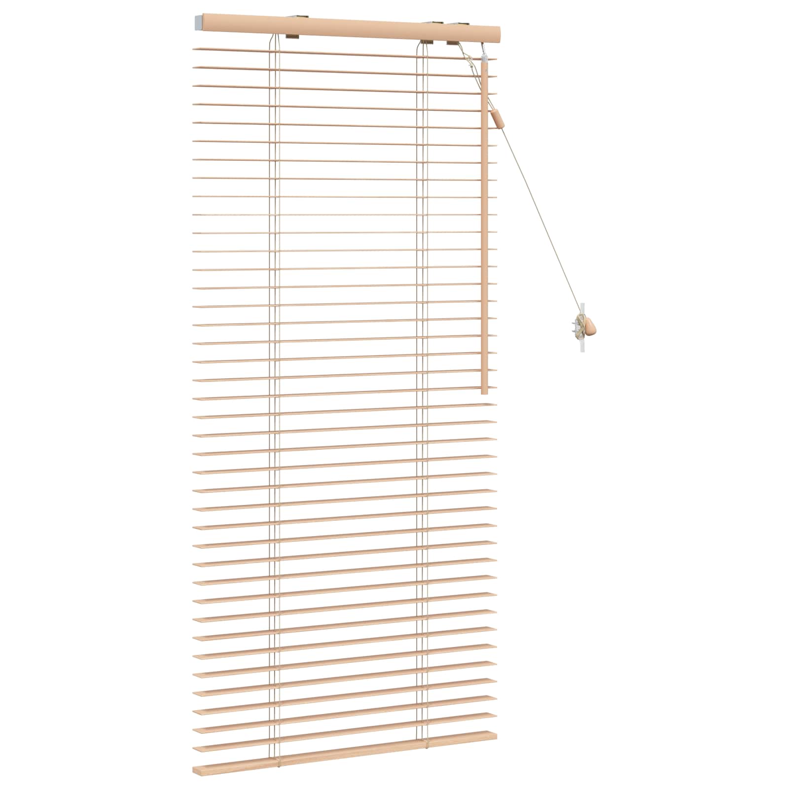 Jalousie Eichenoptik 40 x 130 cm 35 mm Massives Paulownia-Holz