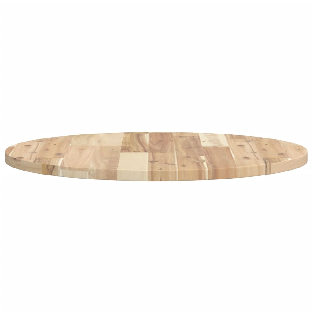 Tischplatte Rund Ø40x2 cm Massivholz Akazie