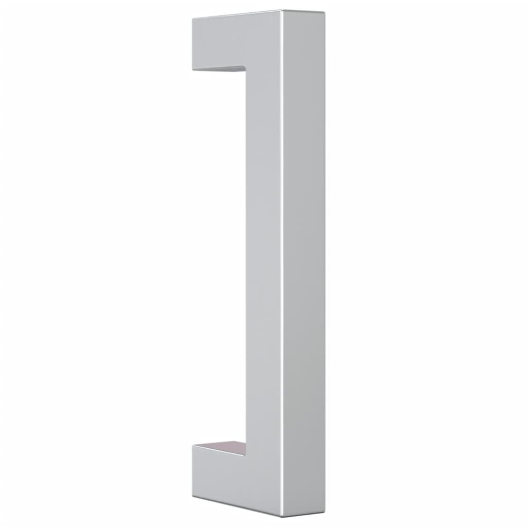 Möbelgriffe 10 Stk. Silbern 64 mm Edelstahl