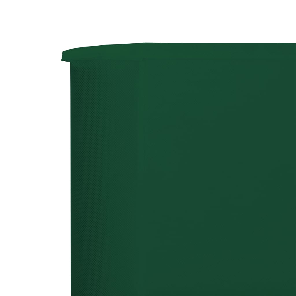 3-teiliges Windschutzgewebe 400 x 120 cm Weiß
