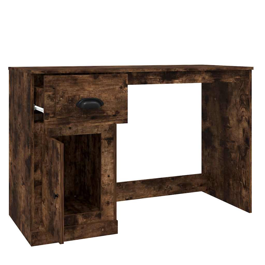 Schreibtisch mit Schublade Weiß 115x50x75 cm Holzwerkstoff