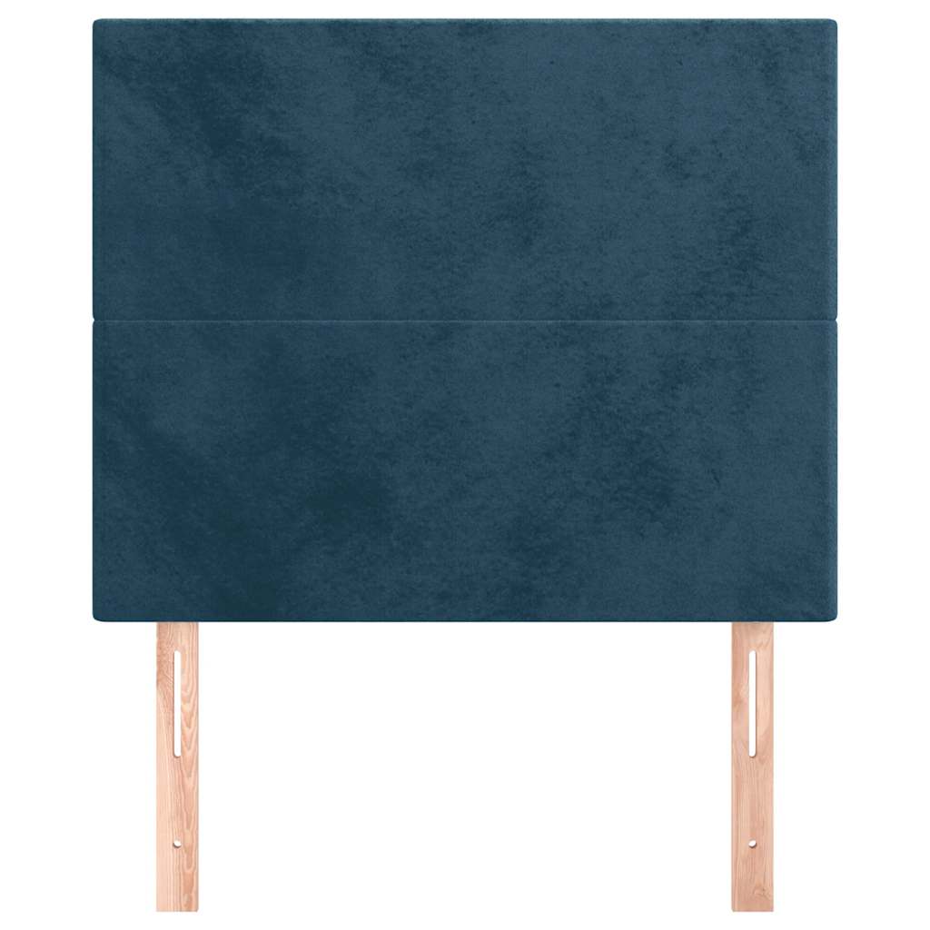Kopfteil Hellgrau 80x5x118/128 cm Samt