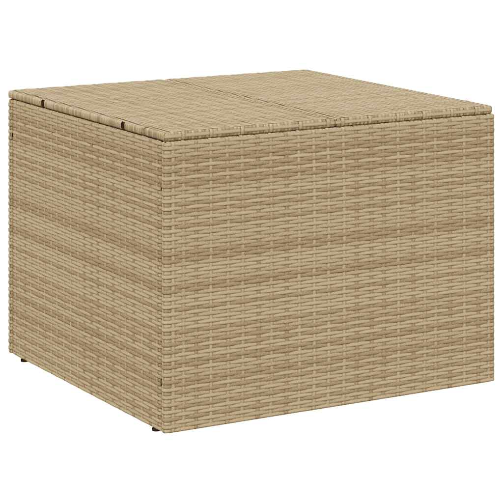Gartentruhe Schwarz 283L Poly Rattan